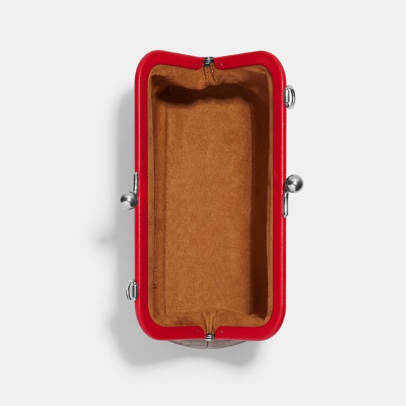 NWT Coach Outlet Nora Kisslock Crossbody In Signature Canvas - Picture 2 of 6